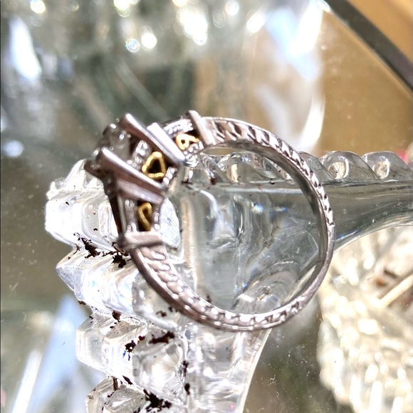 Engagement platinum ring - Picture 6 of 7